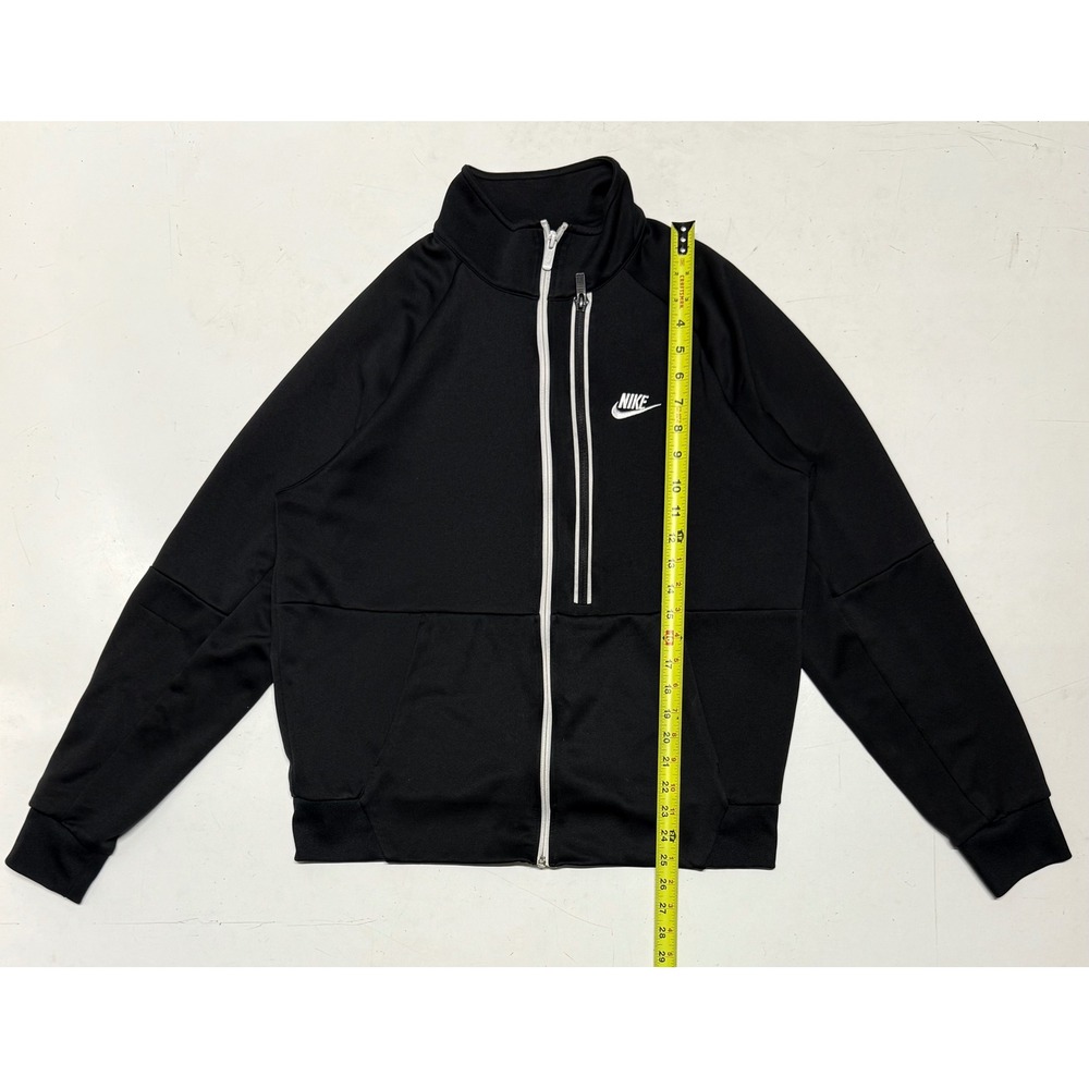 Nike‎ Track Jacket N98 Court Advantage Black Full Zip Lightweight Athletic Large